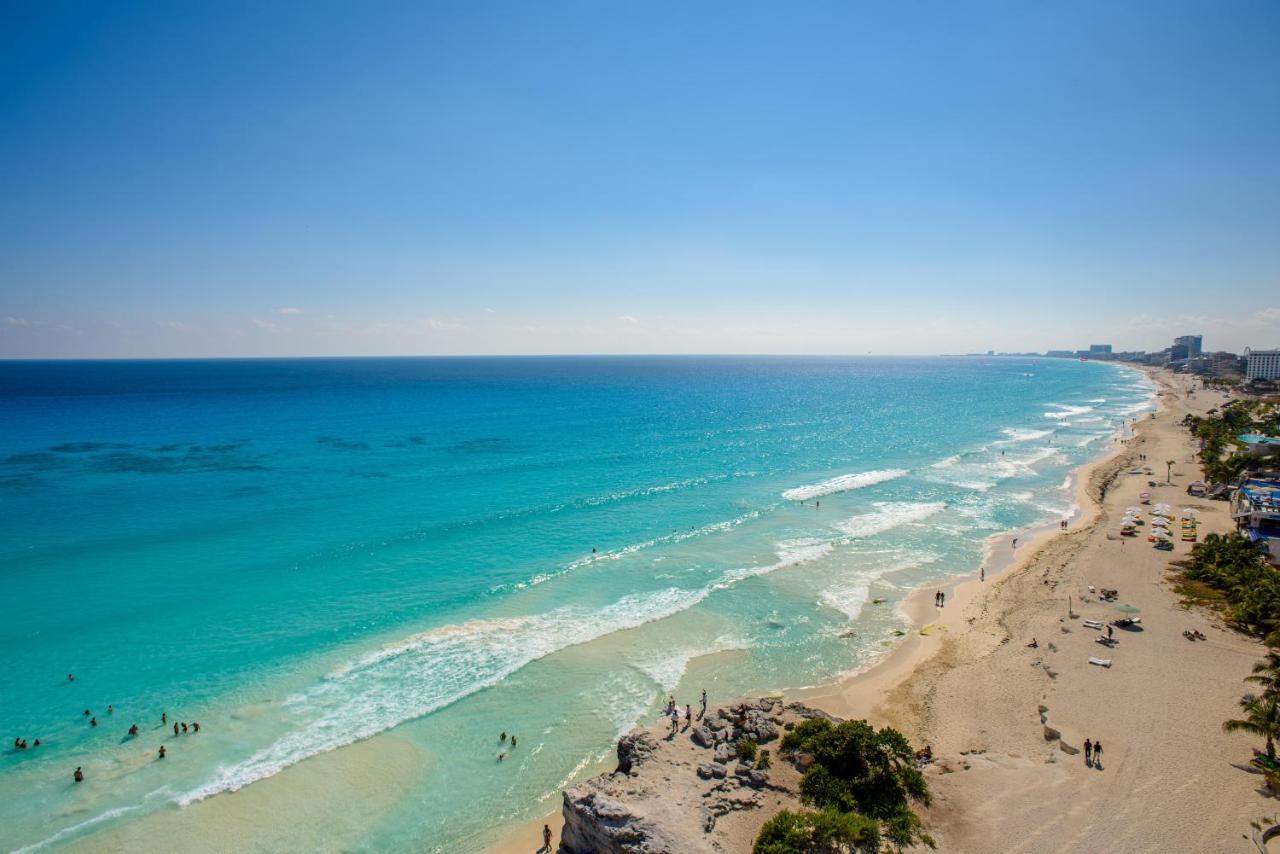 2 Story Oceanfront Penthouses On Cancun Beach! المظهر الخارجي الصورة