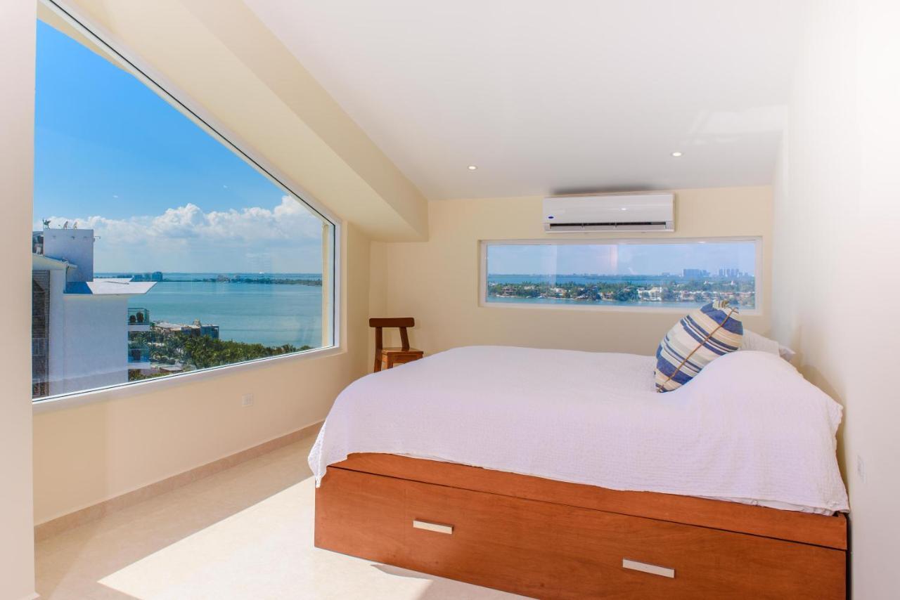 2 Story Oceanfront Penthouses On Cancun Beach! المظهر الخارجي الصورة