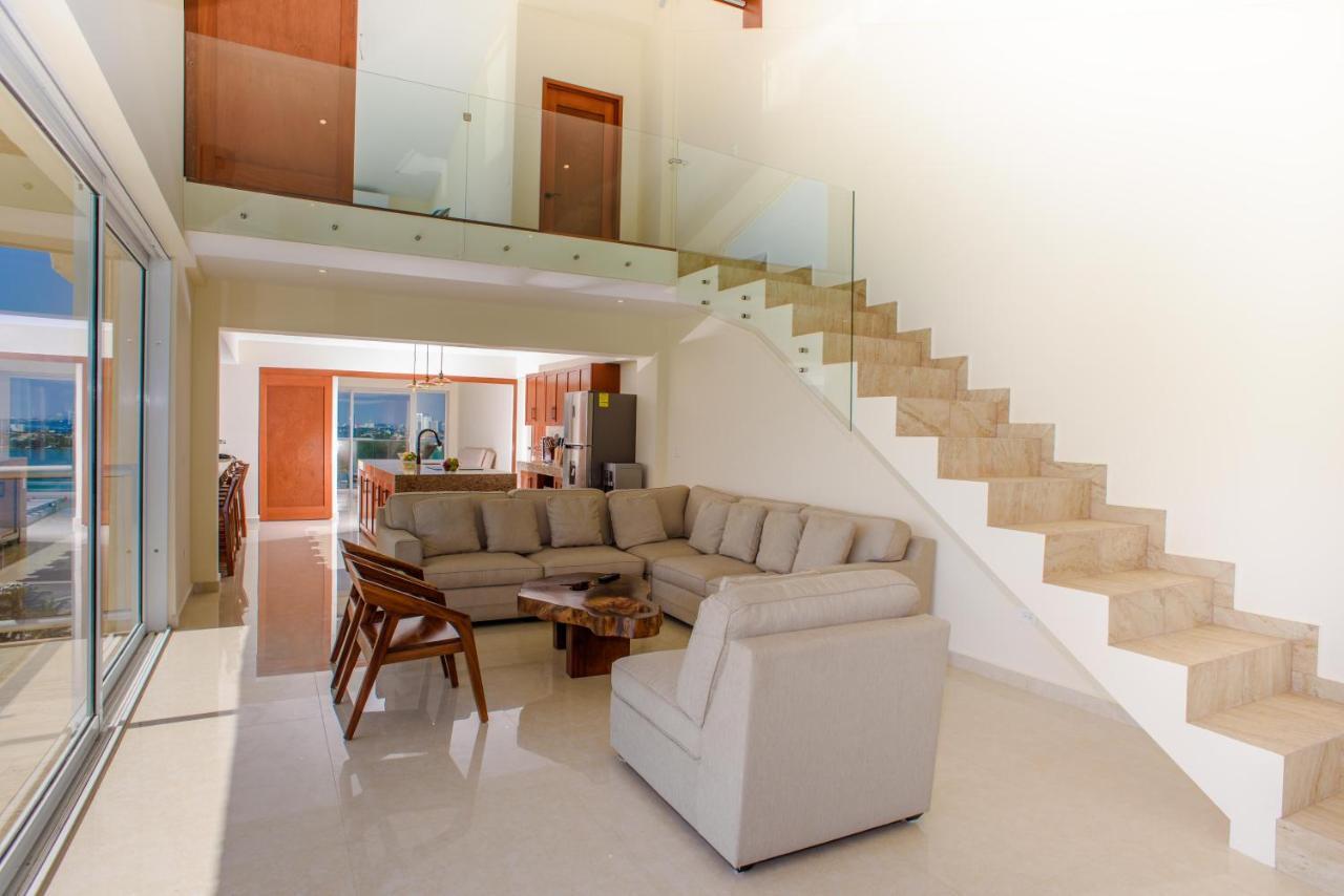 2 Story Oceanfront Penthouses On Cancun Beach! المظهر الخارجي الصورة